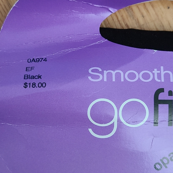 NWT Hanes Smooth Illusions  opaque tight, size EF, $4 if bundled - Picture 2 of 3